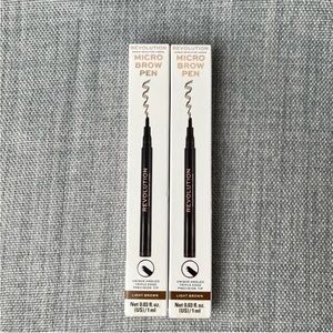 Revolution Micro Brow Pen Light Brown Micro Bladed effect Eyebrow Makeup Pen